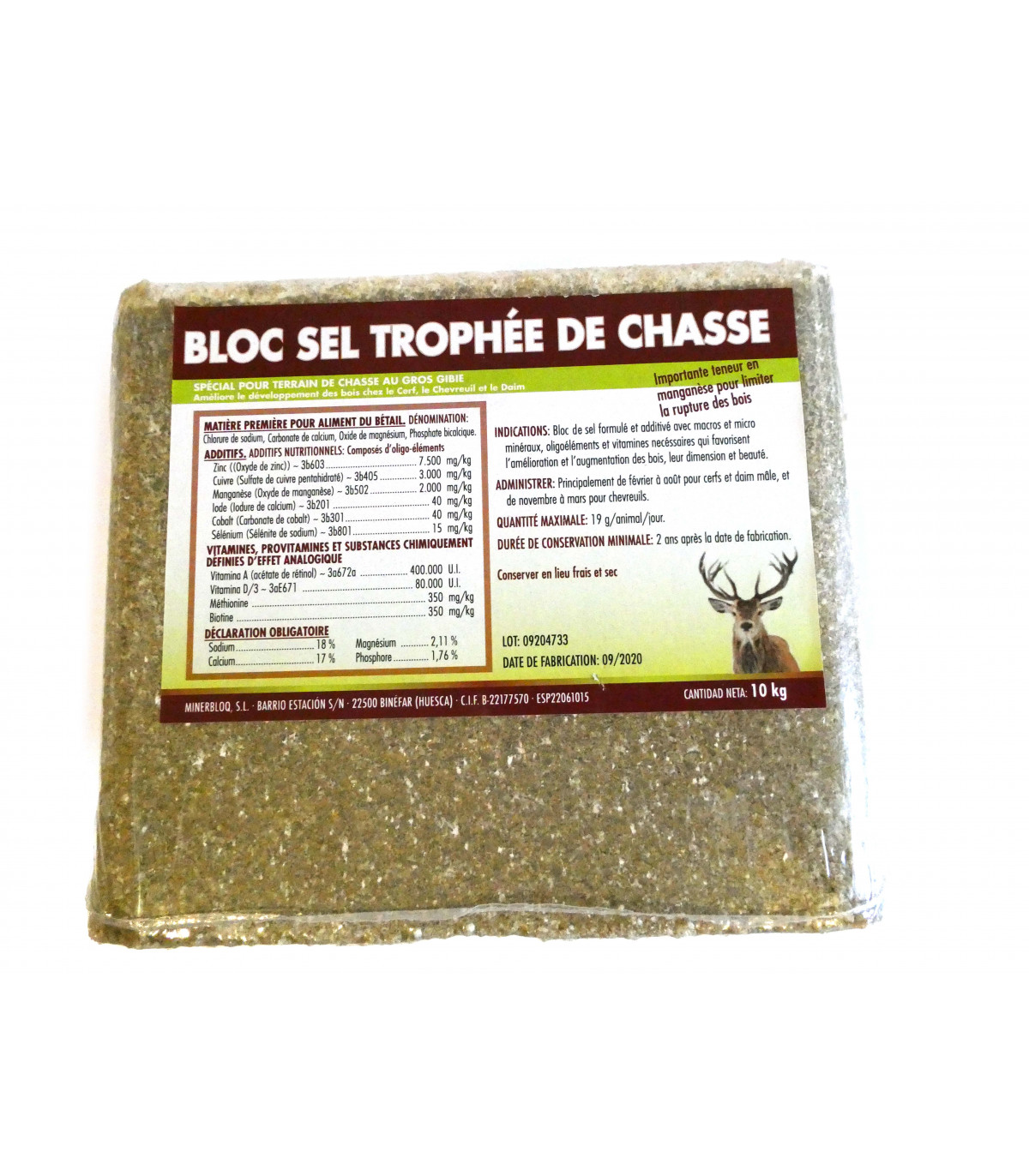 SEL SPECIAL TROPHEE - LES 4 BLOCS DE 10 KG